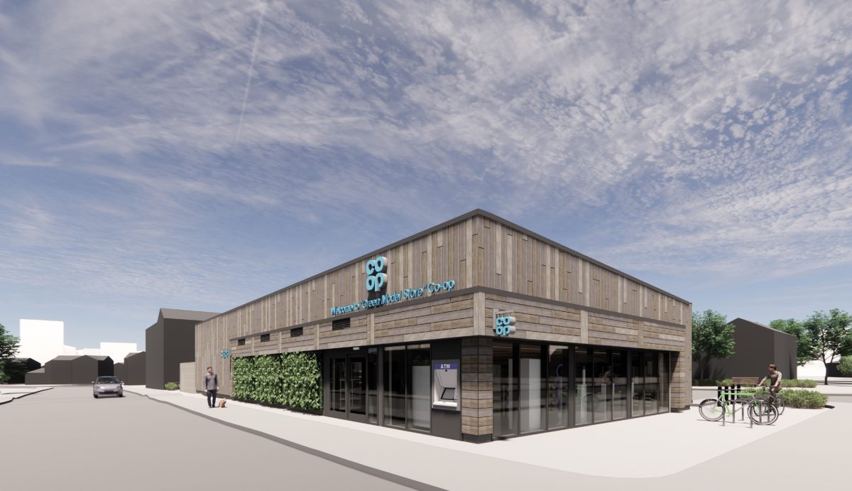 Digital Imagery of the co-operative Steeple Claydon store