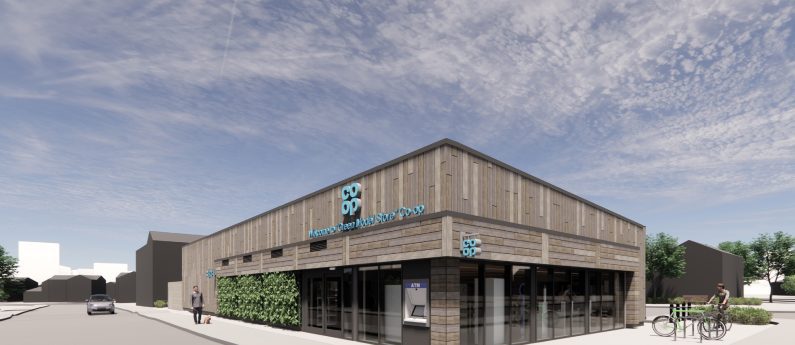 Digital Imagery of the co-operative Steeple Claydon store